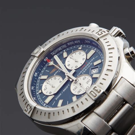 breitling colt chronograph 44 quartz|pre owned breitling colt quartz.